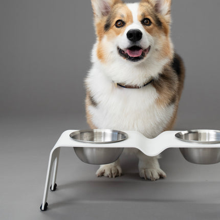 ŌHOPE elevated bowl duo - White ®