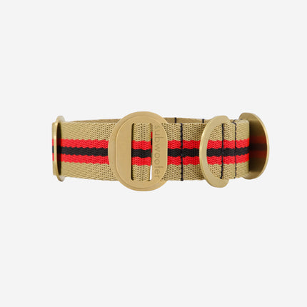 PIHA Dog Collar 35mm - Sand Red ®