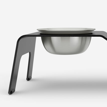 ŌHOPE elevated pet bowl duo - Black ®