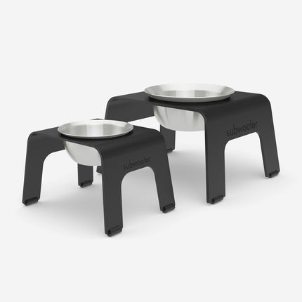 ŌHOPE elevated pet bowl - Black ®